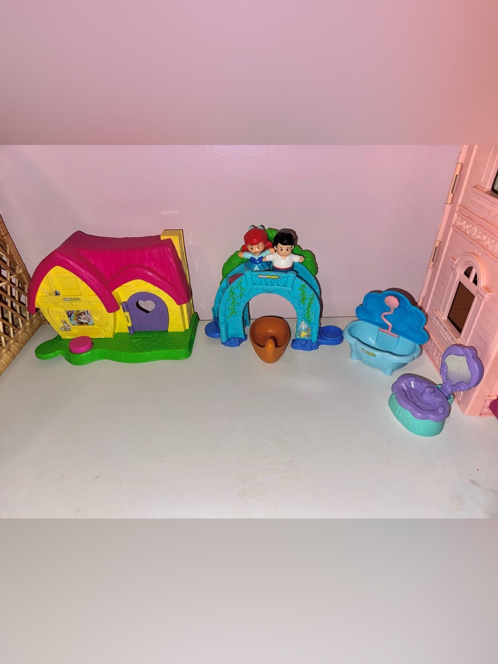 Little People Snow White and Ariel fisher price